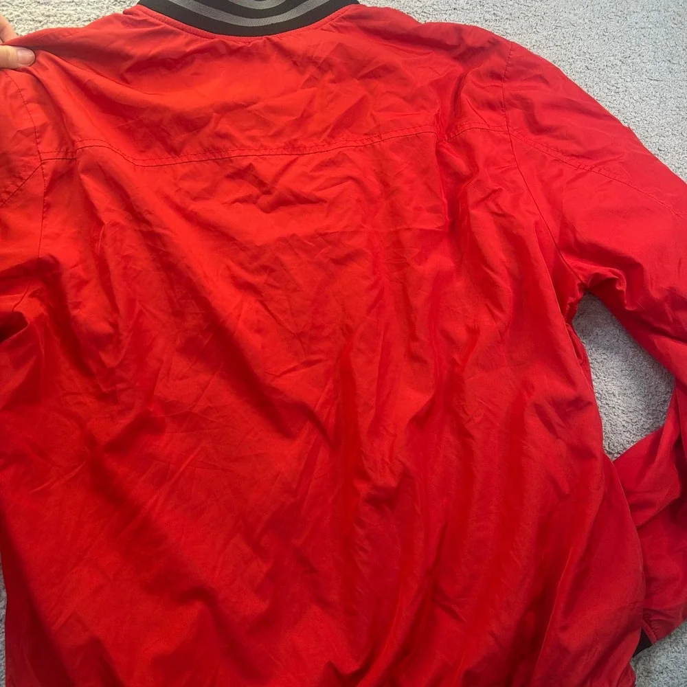 G BY GUESS Bomber Jacket Red XL Streetwear Varsity Flight Urban Retro